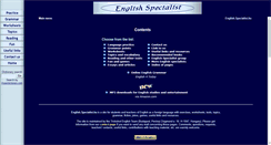 Desktop Screenshot of english.specialist.hu